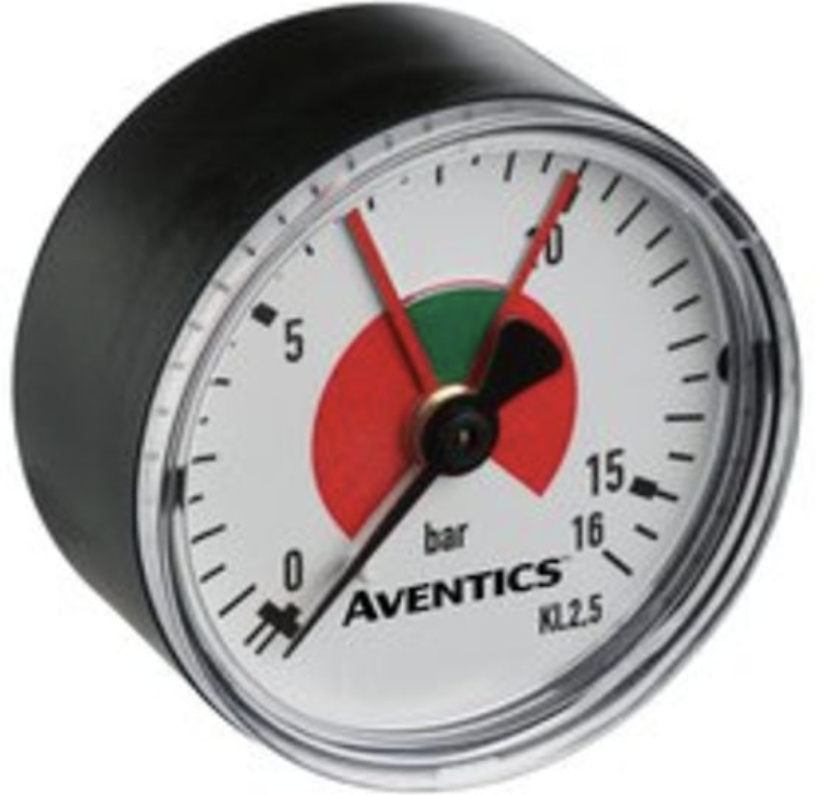 AVENTICS™ Pressure gauge, Series PG1-SNL-ADJ R412003474